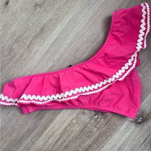 J.Crew Off Shoulder Rick Rack Bikini Top